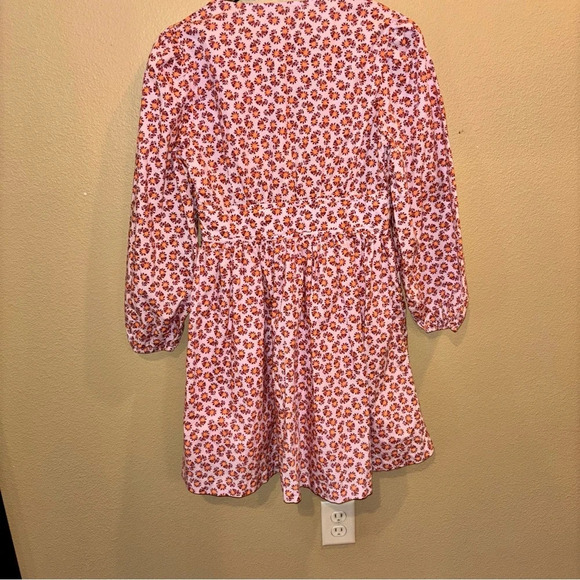 J Crew Cotton Poplin Mini Dress in peony paisley,4, Peasant Cottagecore Easter - Picture 4 of 12